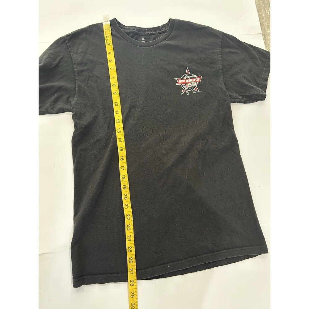 PBR Bull Riding Americas Sport Graphic T-Shirt Rodeo Western Vintage Wash Size M - Picture 11 of 13